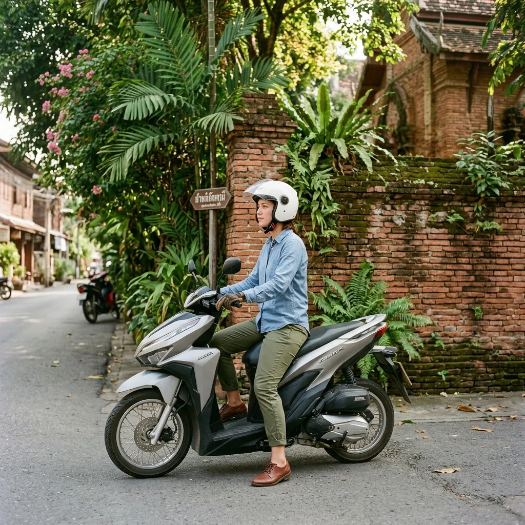 Chiang Mai Traffic for First-Time Scooter Riders